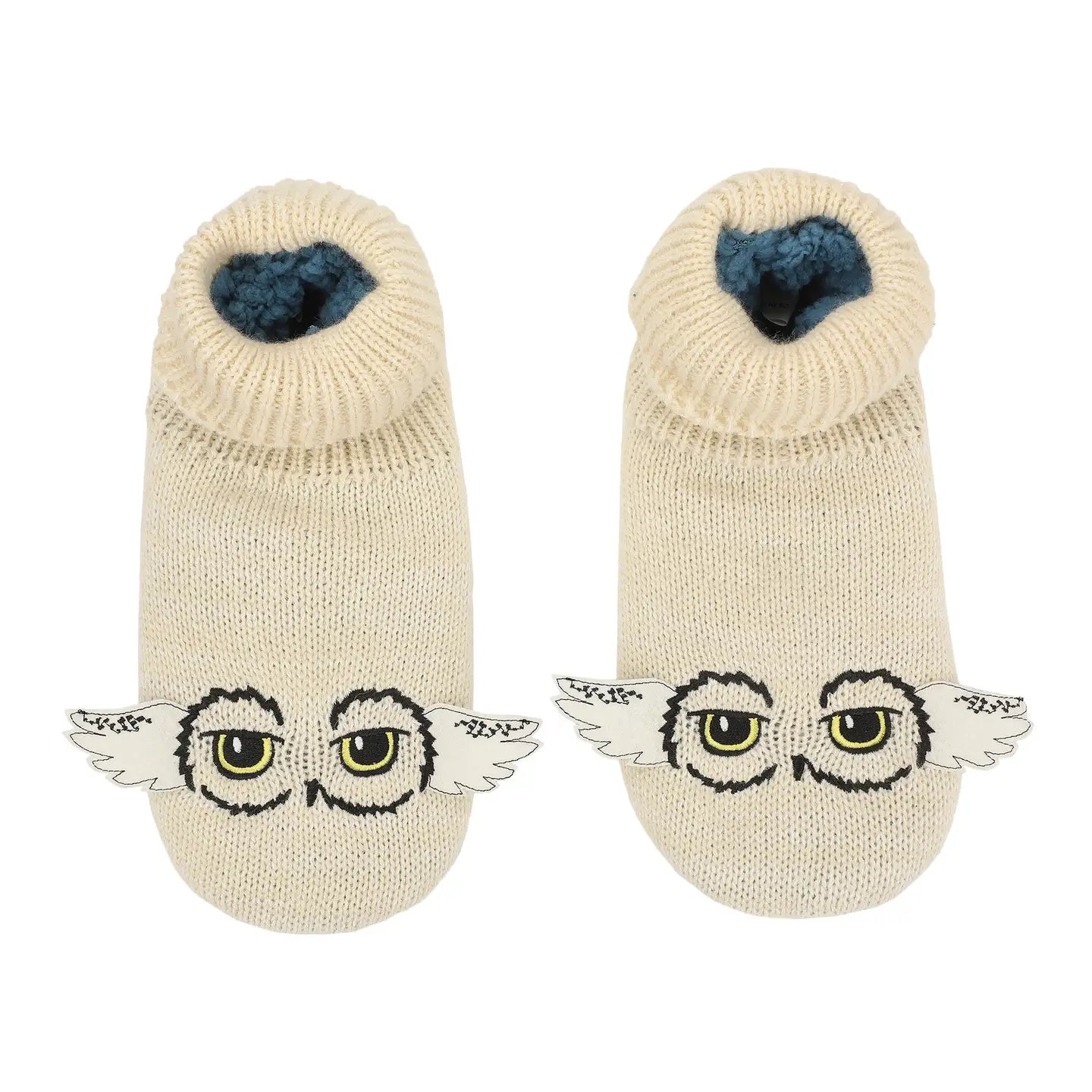 Harry Potter Hedwig Big Face Wings Women's Slipper Socks