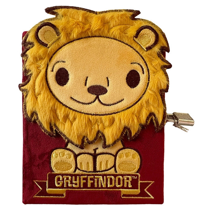 Gryffindor Plush Lock & Key Diary