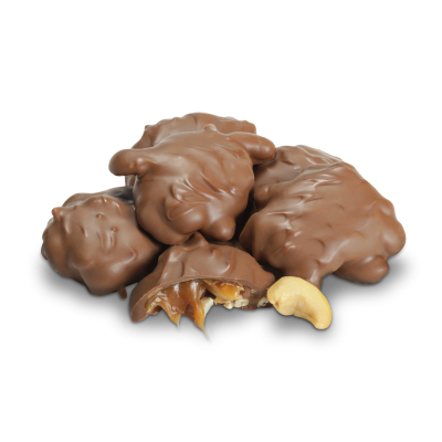 Milk Chocolate Cashew Caramel Patties
