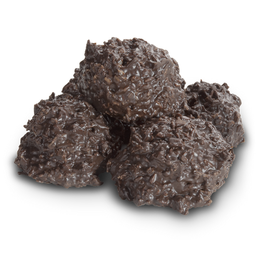 Dark Chocolate Coconut Haystacks