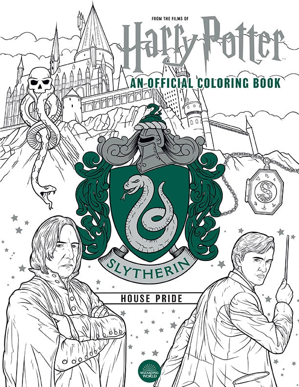 Slytherin House Pride: the Official Coloring Book