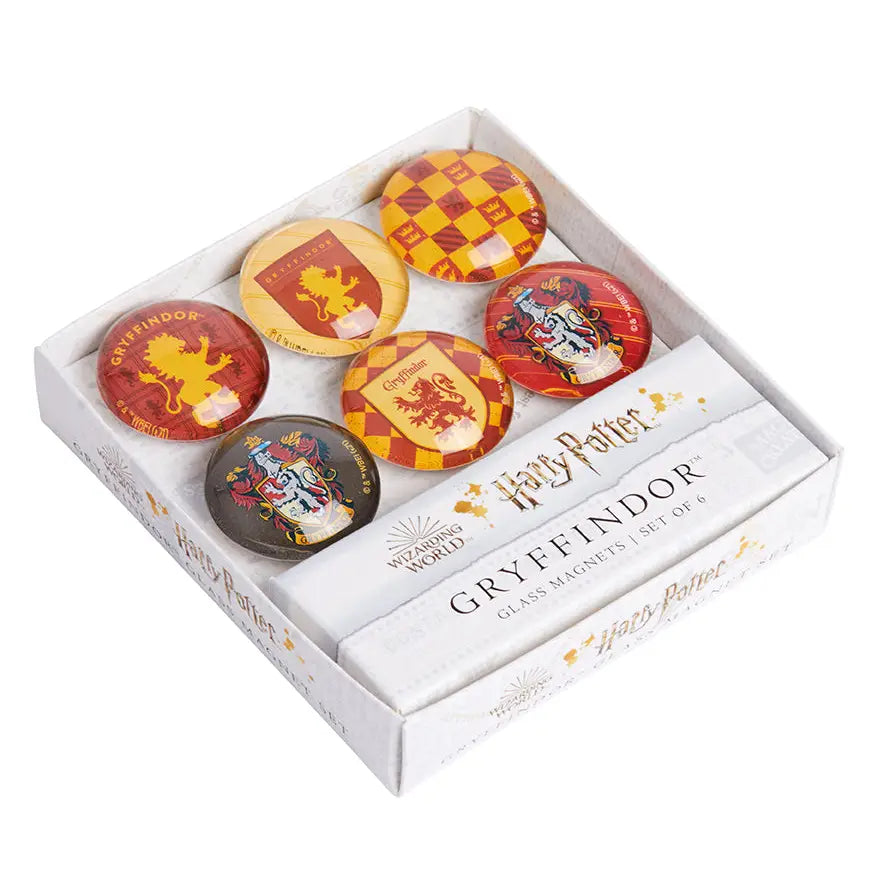 Gryffindor Glass Magnet Set (Set of 6)