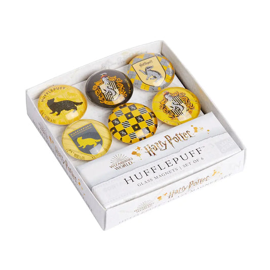 Hufflepuff Glass Magnet Set (Set of 6)