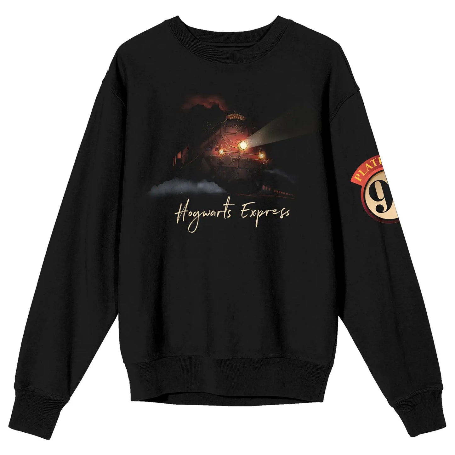 Harry Potter Hogwarts Express Women's Black Crew Neck Sweatshirt