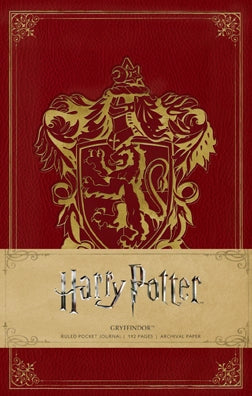 Gryffindor Ruled Pocket Journal