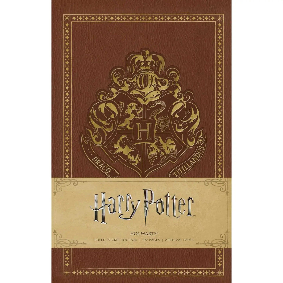 Hogwarts Ruled Pocket Journal