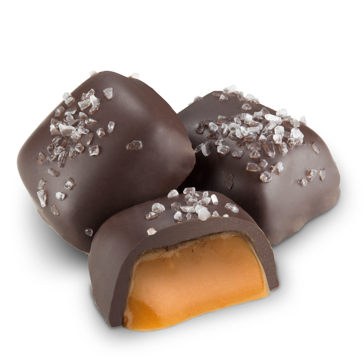 Dark Chocolate Sea Salt Caramel Melts