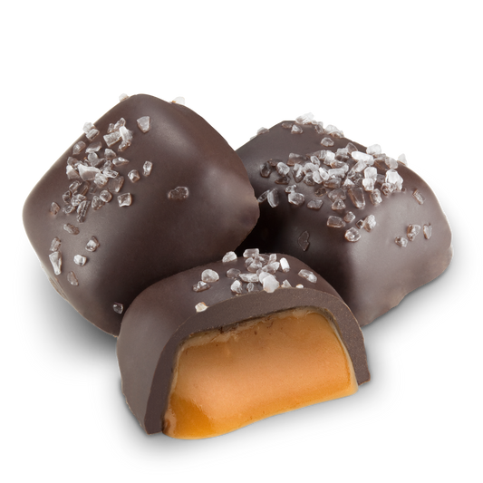Dark Chocolate Sea Salt Caramel Melts