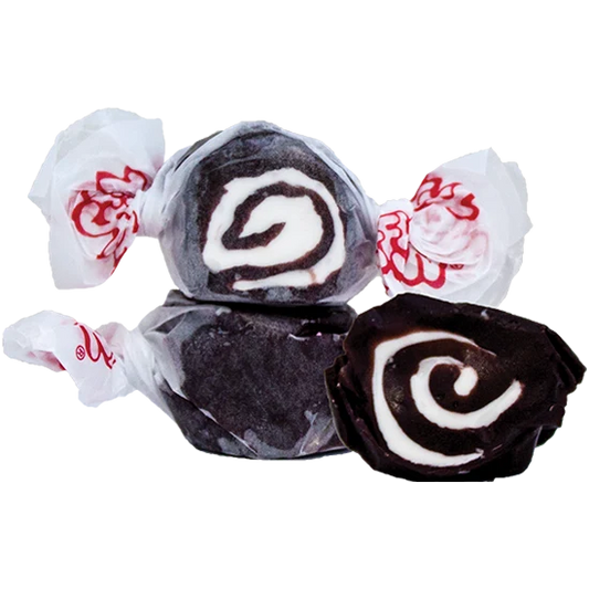 Black Licorice Swirl Salt Water Taffy (5.3 oz)